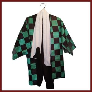 NWOT Demon Slayer Anime Tanjiro Kids Costume